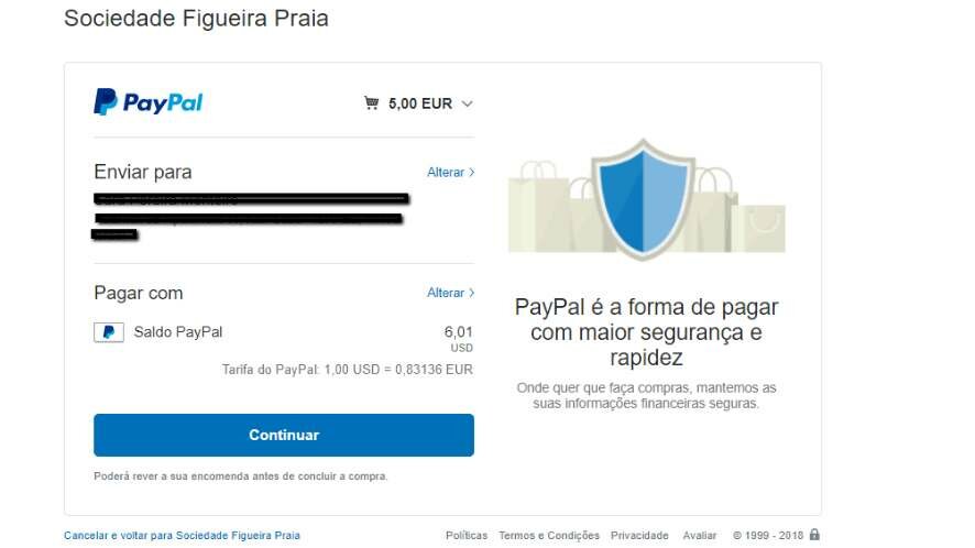 Pagar com PayPal no casino