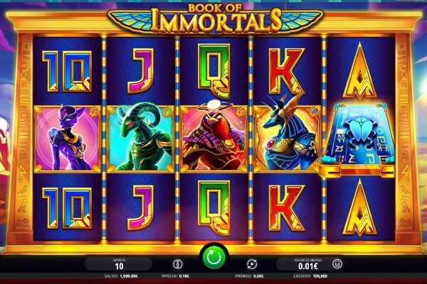 Slot machines - Book of Immortals